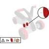 BERG GO² SparX Raudona - Pedal (2x)