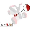 BERG GO² SparX Raudona - Pedal (2x)
