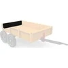 Berg Large Trailer - Rear hatch juodas