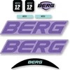 Berg MOOV 12 - Sticker Set Violetinė