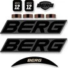 Berg MOOV 12 - Stickerset Retro Juodas