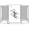 Berg Safety Net Comfort - Fasteners 200 (Set for 1 Tube) (85mm)