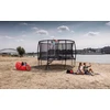 Įleidžiamas batutas BERG Sports Ultim Elite FlatGround 500, pilkas + AeroWall