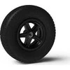 Berg Wheel 5-spoke juodas 400/140-8 slick left