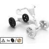 Berg Wheel 9x2 - Juodas/Juodas Rear