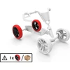 Berg Wheel 9x2 - Juodas/Raudona Rear
