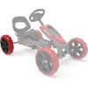 Berg Wheel juodas-red 10x2,5 rear right