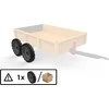Berg Wheel pilkas-juodas 9x2 right Farm