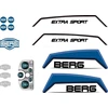 Berg XL Frame - Sticker set Basic/Extra Mėlyna