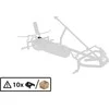 Berg XL Frame - U-bracket plastikas for chair frame (10x)