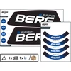 Berg XL/XXL rėmo lipdukų rinkinys B.Rapid Mėlyna