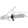 Berg XXL Frame - Crank shaft with crank set 140, 36T + pedals