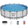"Bestway" baseino komplektas "Steel Pro Max 457 pilkas