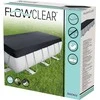 Bestway® PVC baseino uždangalas 396 x 185 cm, juodas, kvadratinis