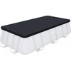 Bestway® PVC baseino uždangalas 396 x 185 cm, juodas, kvadratinis