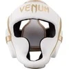 Bokso šalmas Venum Elite - Baltas/Gold