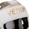 Bokso šalmas Venum Elite - Baltas/Gold