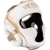 Bokso šalmas Venum Elite - Baltas/Gold