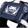 Bokso šalmas Venum Elite - Baltas/Navy Mėlyna
