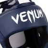 Bokso šalmas Venum Elite - Baltas/Navy Mėlyna