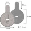 Brake Pads for E-Scooters W-TEC Tendeal &amp; Tenmark (Pair)