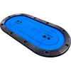 Buffalo foldable poker table top with cup holders