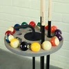 "Buffalo Harlem Cue Stand" apvalus cementinis stovas 6 lazdoms