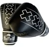 "Buffalo Outrage" bokso pirštinės juoda ir balta 14oz