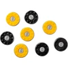 Buffalo Shuffleboard pucks set 4 x juodas and 4 x yellow