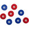 Buffalo Shuffleboard pucks set 4 x mėlynas and 4 x red