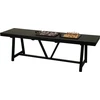 Buffalo Shuffleboard uždangalas, uosio mediena, 9ft, juodas