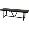 Buffalo Shuffleboard uždangalas, uosio mediena, 9ft, juodas