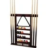 Buffalo Wooden De Luxe Wall Rack for 6 Cues