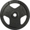 Ketaus svorio diskas inSPORTline Hamerton, juodas, 10 kg, 30 mm