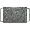 Cattara Granitinė kepimo plokštė GRANIT L su grioveliu ir laikikliu, 30x20x1,65 cm