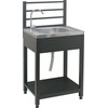 Cattara Modulinis stalas su kriaukle TORINO 1 lauko virtuvei 60x47x123cm