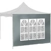 Cattara Šoninės sienelės vakarėlių palapinei WINDOW 2x3m 420D pilka WATERPROOF