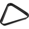 CLASSIC Trikampis biliardo rutuliams 38 mm, PVC, juodas, Pool
