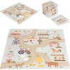 Didelis EVA putų kilimėlis vaikams Ūkis 90,5x90,5 cm 21 el. ECOTOYS
