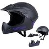 Nusileidimo šalmas W-TEC Campanero Noir Violet