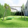 Dvigubos sūpynės ant guolių (2 stovų rėmas) PREMIUM MO-013 - Marbo Sport