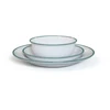 Emaliuota lėkštė Origin Outdoors Ocean, 26 cm, balta
