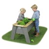 EXIT Aksent Kids Planter Table L Table planter Freestanding Wood Pilkas Outdoor