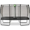 EXIT Allure Classic trampoline 214x366cm - juodas
