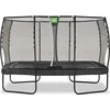 EXIT Allure Premium trampoline 214x366cm - juodas