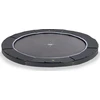 EXIT Dynamic ground level sports trampoline ø366cm - juodas