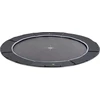 EXIT Dynamic ground level sports trampoline ø366cm - juodas