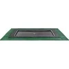EXIT Dynamic ground level trampoline 275x458cm with Freezone safety tiles - juodas
