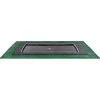 EXIT Dynamic ground level trampoline 305x519cm with Freezone safety tiles - juodas