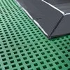 EXIT Dynamic ground level trampoline 305x519cm with Freezone safety tiles - juodas